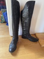 Stiefel Leder / Grösse 39 / Schwarz / COLONYS 