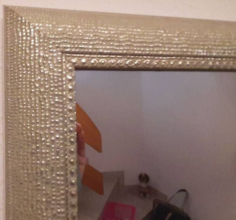 Spiegel: Wandspiegel mit silbernem Rahmen – Gebraucht aus Pratteln von Jeta77 1