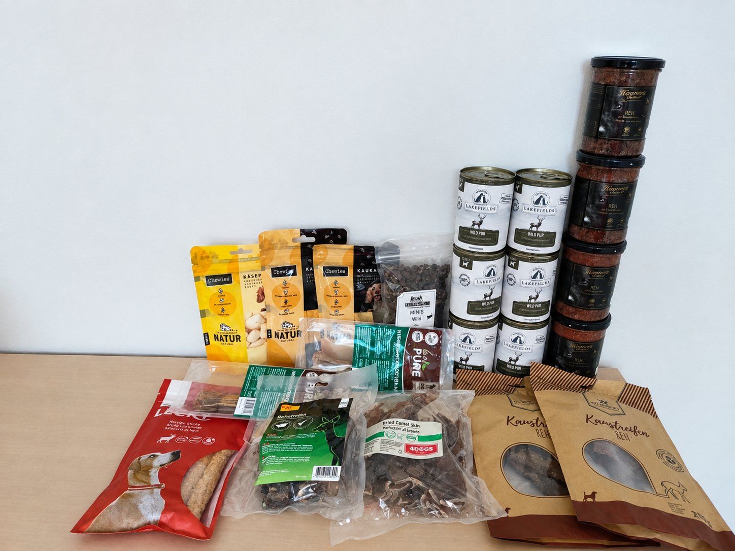 Mangimi: Hundefutter Lakefields Reh / Hirsch Kausnäck/Leckerli – Nuovo e nell'imballaggio originale da Flaach venduto da Bobby777