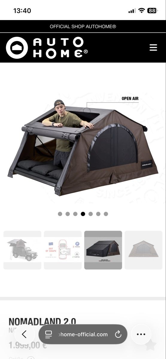 Overland Tende : Dachzelt + Box Lift – Nuovo (secondo la descrizione) da Niederhasli venduto da slinils 2