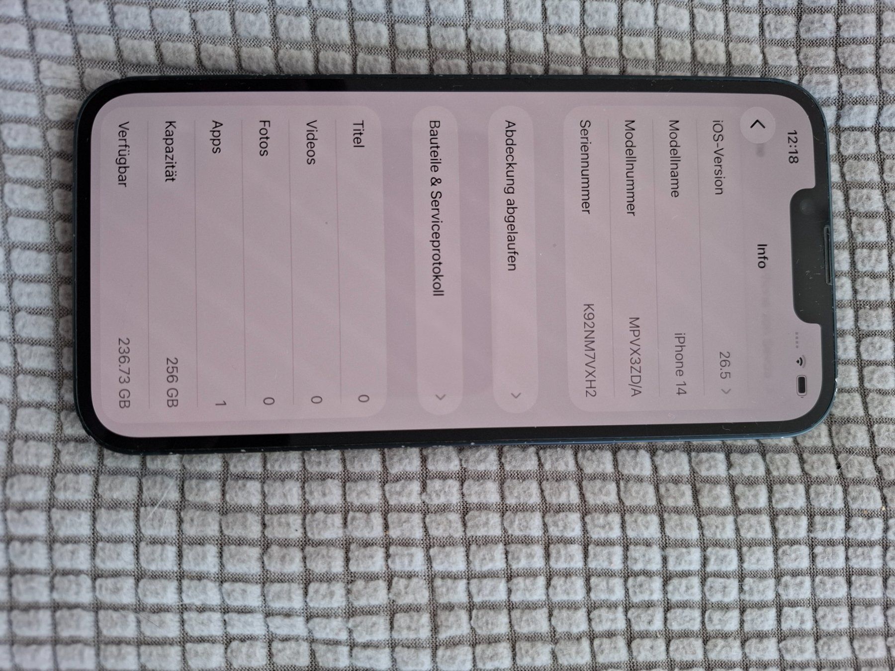 Apple Telefoni cellulari / Smartphones: Iphone 14  256 G – Usato da Schliern b.Köniz venduto da Nalsa 9