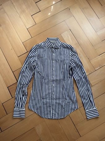 SUITSUPPLY - Hemd blau-weiss gestreift S