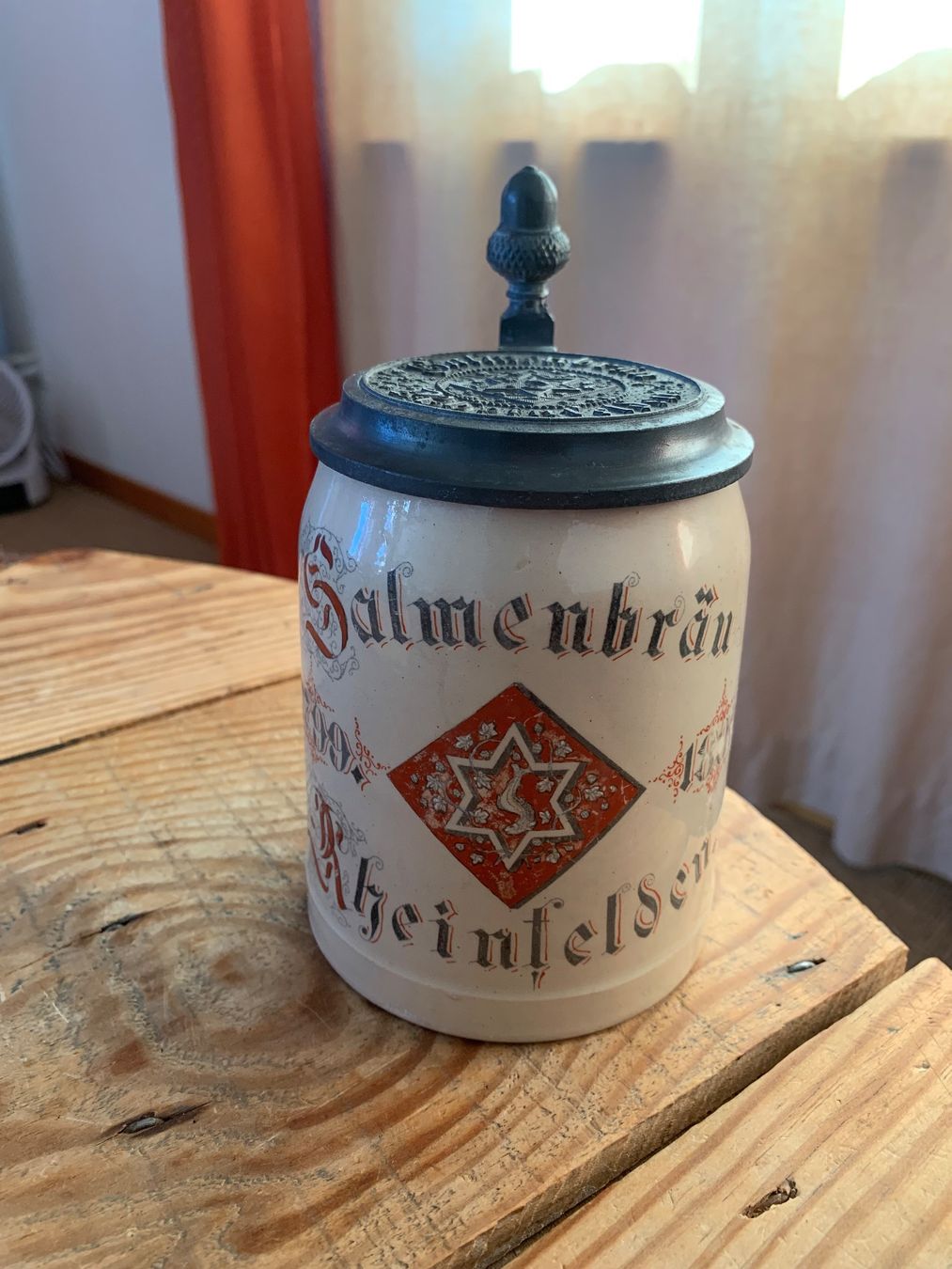 Bicchieri: Alter SALMEN Bräu Humpen – Usato da Bibern SO venduto da wecafra