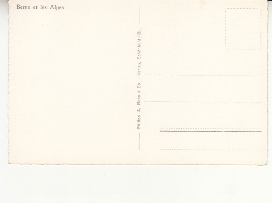 Ansichtskarten: Bern ca. 1950 – Gebraucht aus Bürglen TG von StampGraf 1