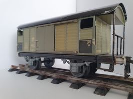 TINPLATE  / Buco / Güterwagen  / K 2 8645 / Spur 0 / Blech