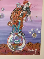 Surrealistischer Weltclown