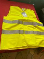 Warnweste gelb NEU mit Logo (nur hinten) 3M Scotchlite XL