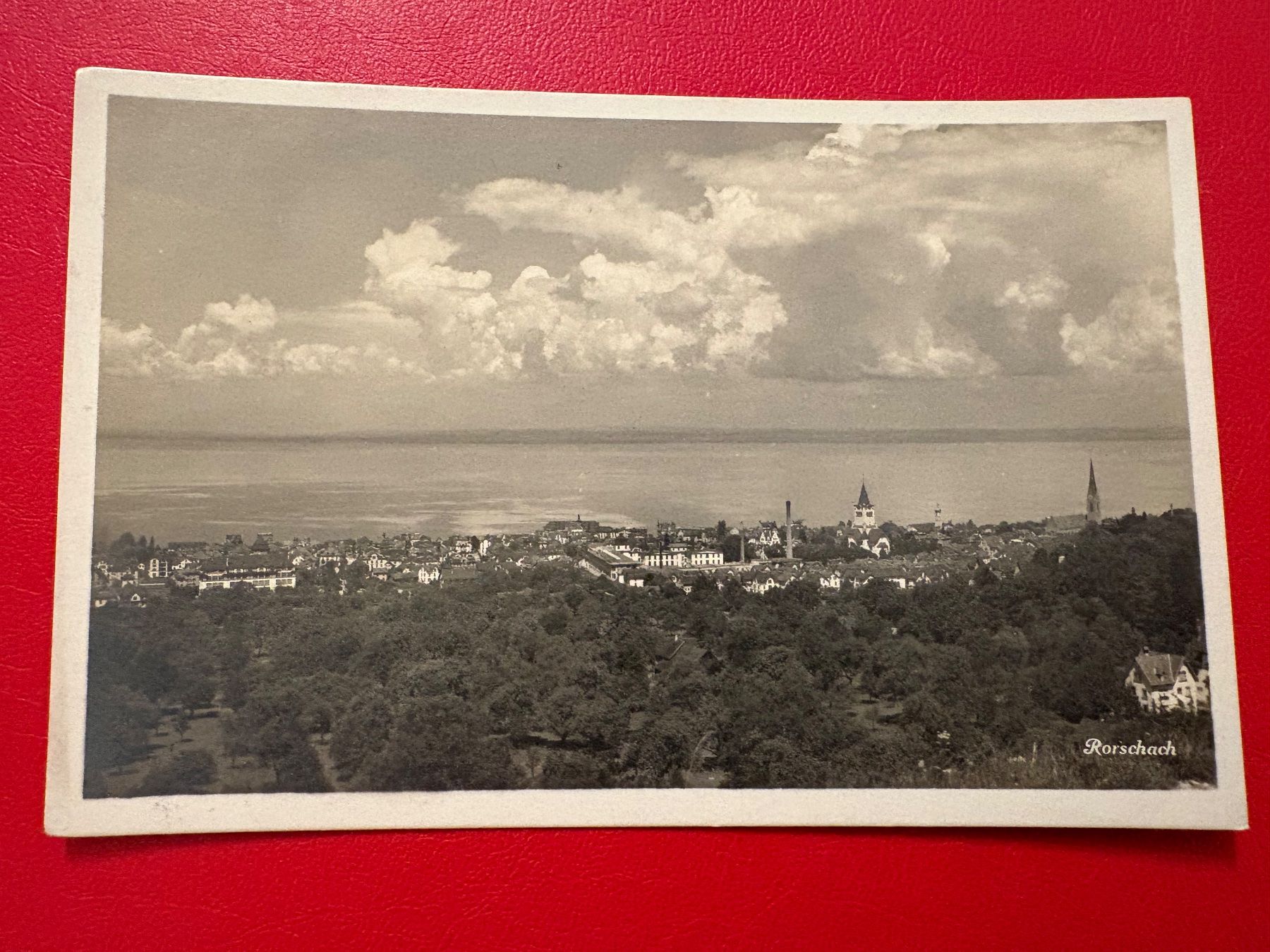Cartoline postali: 1928 // Rorschach – Usato da St-Légier-La Chiésaz venduto da Theo005