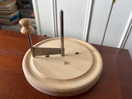 vintage 1980er Girolle Käsehobel Tete de Moine ohne Schachte