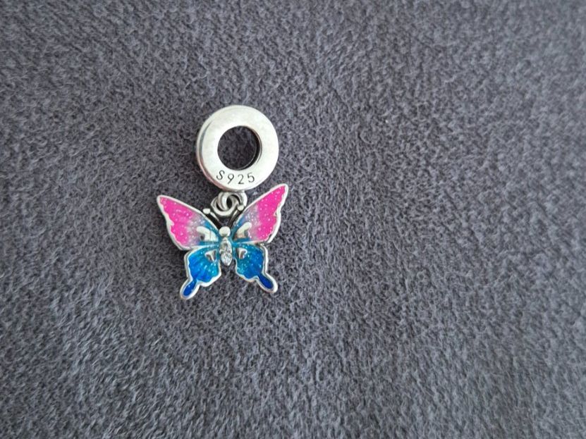 Pendentifs: Silber Charm Schmetterling +Garantie – Neuf (Voir description) à Rotkreuz par Carbone_Bijou-Shop