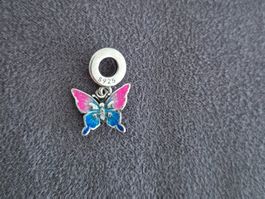 Silber Charm Schmetterling +Garantie