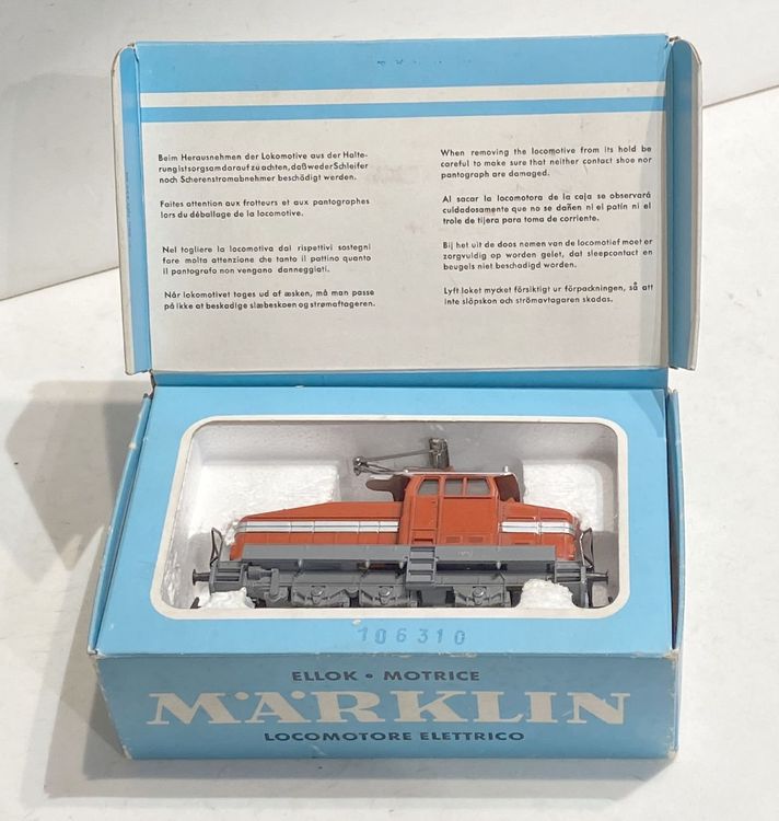 MARKLIN HO 3044 LOCOTRACTEUR BR EA 800 HENSCHEL 3RAILS