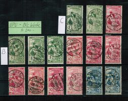 Lot UPU 1900 - B/C-Werte gestempelt