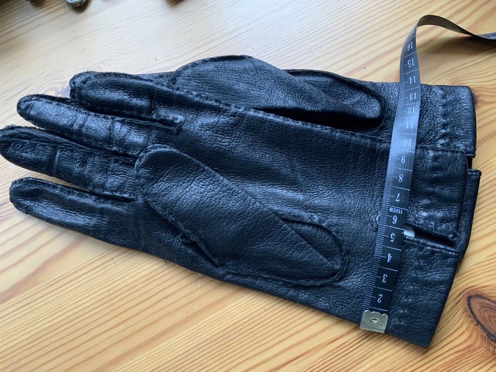 Gants & mitaines : Schwarze Lederhandschuhe Gr. 7,5 Vintage Winter – D'occasion à Zürich par MeineBilderkiste 2