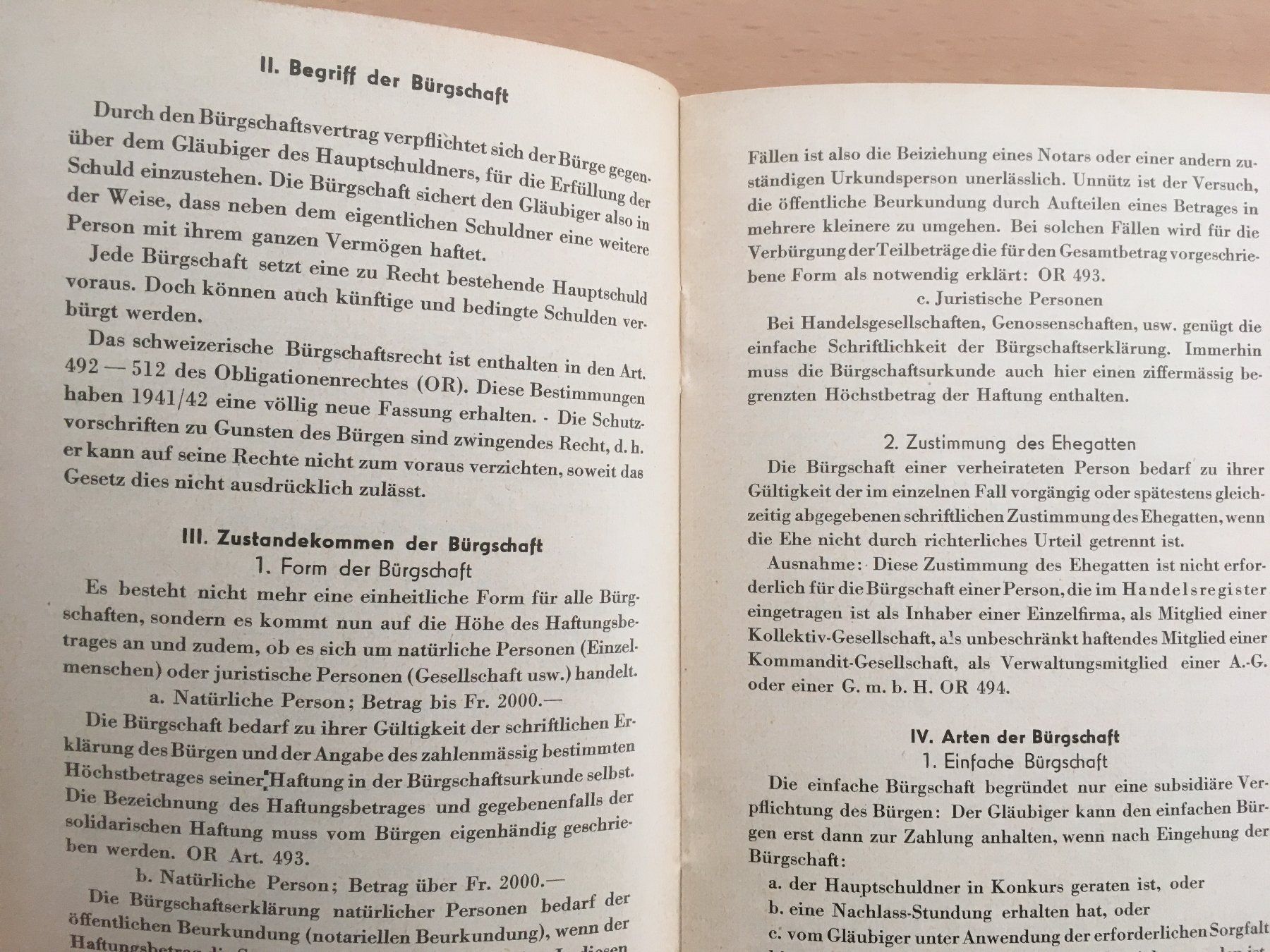 Livres: Die Bürgschaft und andere Sicherungsgeschäfte - E. Lienhart – D'occasion à Grenchen par Kogi7 2