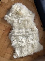 Tapis peau de mouton IKEA LUDDE blanc bon état