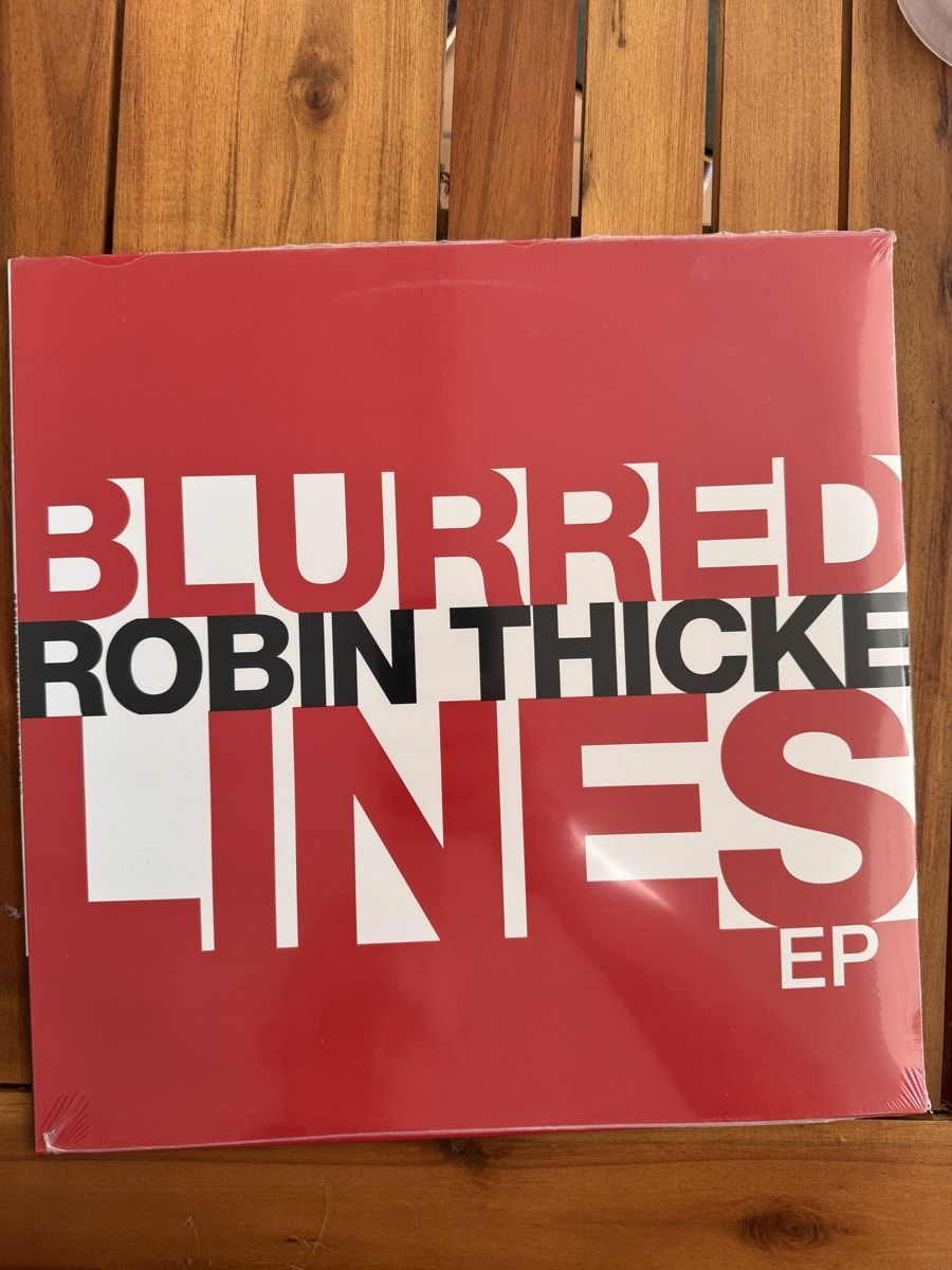 Dischi in vinile: Robin Thicke - Blurred Lines EP, Still Sealed! – Nuovo e nell'imballaggio originale da Lugano venduto da awestona