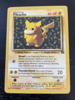 Pokemon Promo Pikachu 1 blackstar vintage