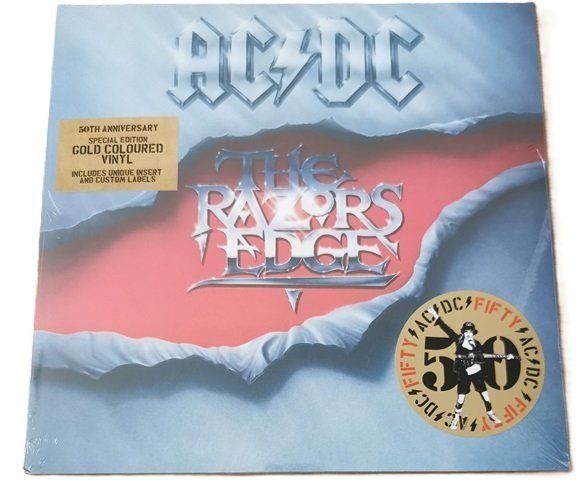 AC/DC –The Razors Edge (LP, special edition, gold Vinyl) NEU (Neu und ...