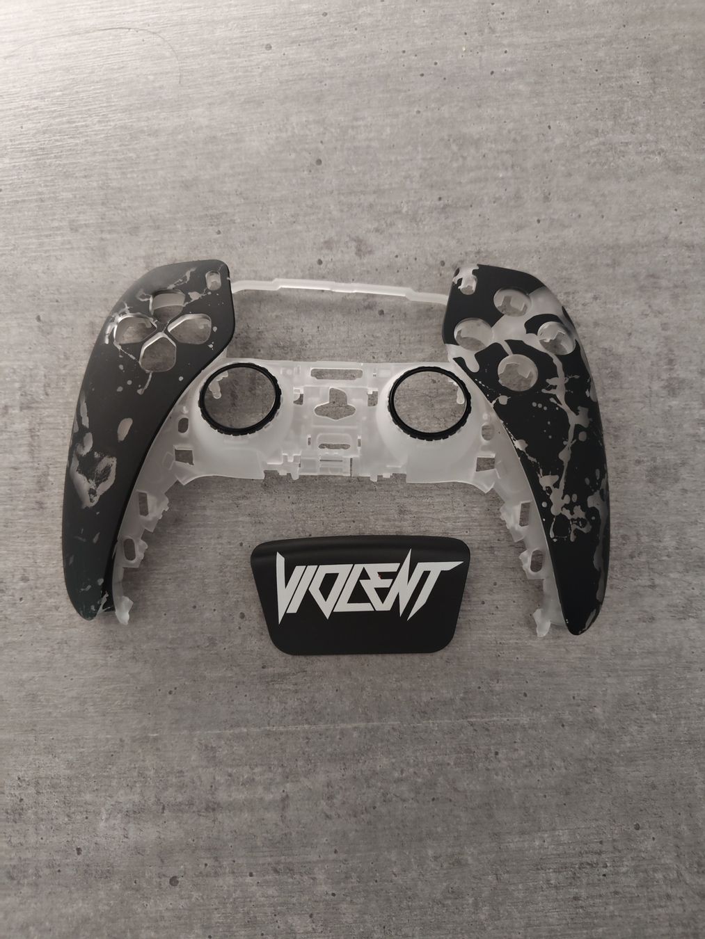 Sony Controller: Ps5 Controller Schale mit Custom Paint VIOLENT  – Neu und originalverpackt aus Sargans von ver_ncy5