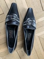 Leather vintage shoes Salvatore Ferragamo