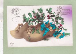 Kitsch Stechlaub Schuhe Bonne Année 1926