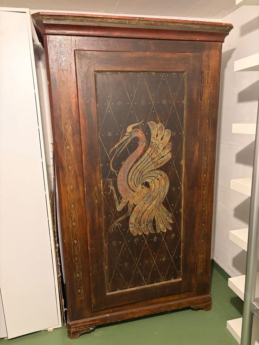 Armoires: Brauner Schrank mit Tablar – D'occasion à Steinach par Estil 2