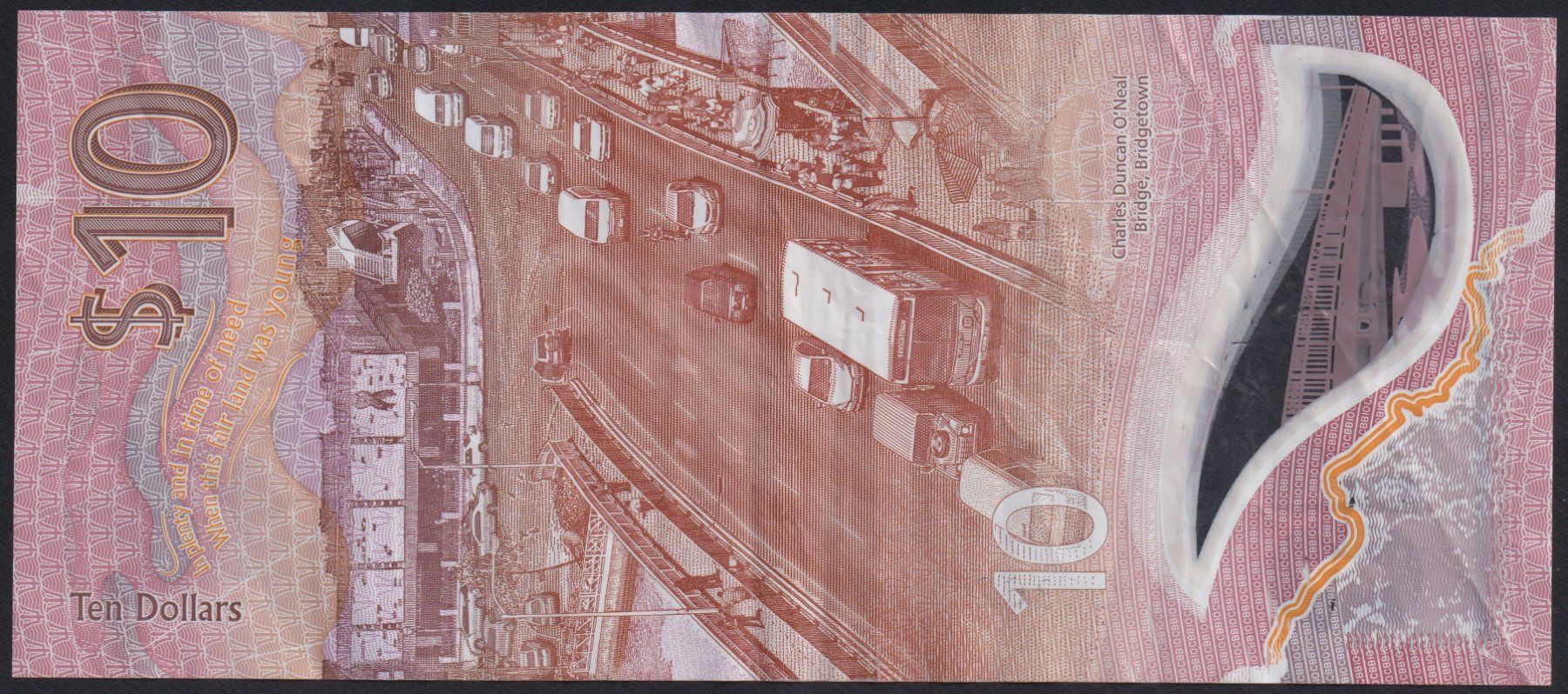 Banconote: Barbados 10 Dollars 2022 – Usato da Brugg AG venduto da banknoten_muesli 1
