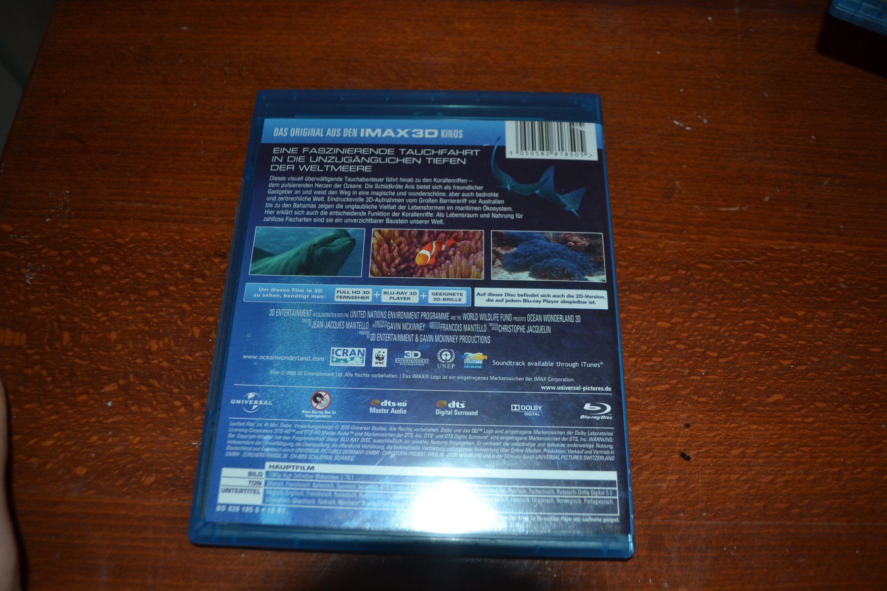 Tutti i DVDs: Wunderwelt Ozeane 3D – Usato da Laupen ZH venduto da chefdom 1
