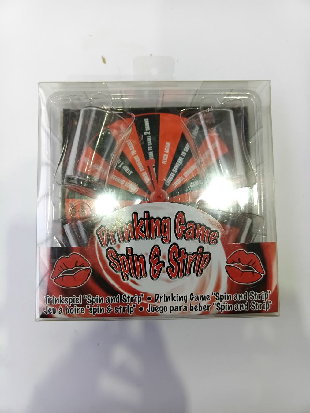 Giochi: Partyspiel "Spin and Strip" Trinkspiel – Nuovo e nell'imballaggio originale da Wängi venduto da Ladys_First
