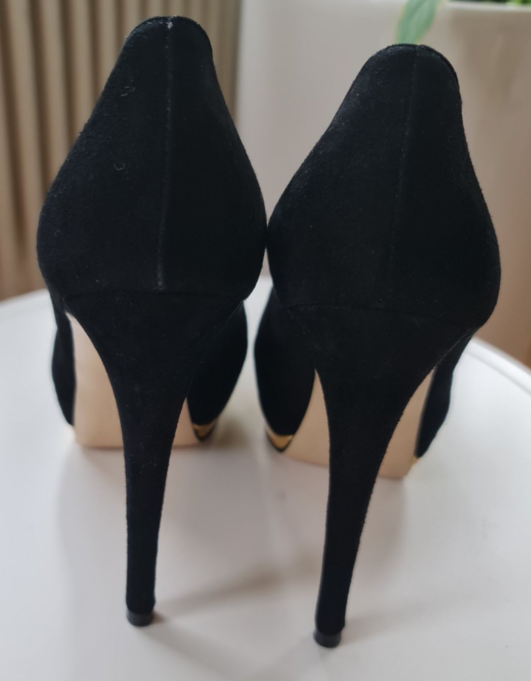 Benci Brothers Scarpe da donna: Peeptoe aus feinstem Wildleder Gr. 36 – Nuovo (secondo la descrizione) da Kriens venduto da ..stx.. 2