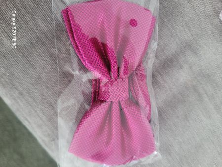 Pinke Herren-Schlaufe/Bowtie, neu, Grösse verstellbar!