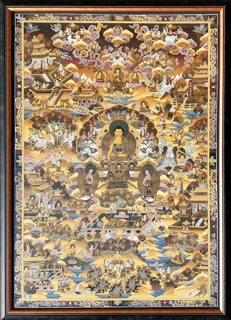 Gemälde: Peinture du Tibet – Gebraucht aus Montmelon von canelle-12