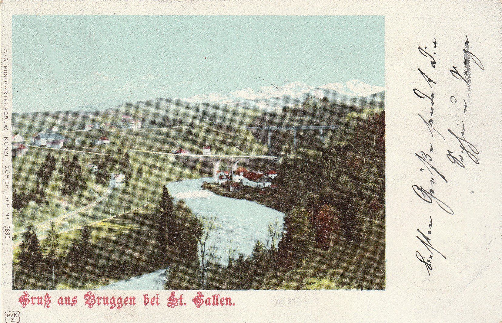 Ansichtskarten: Brugg bei St. Gallen – Gebraucht aus Rorschacherberg von fratovi2