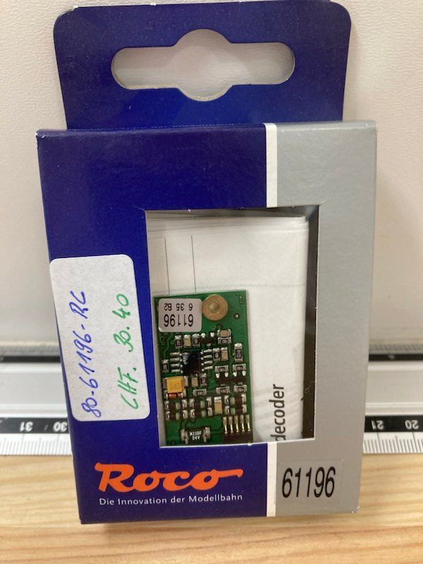 4 Stück Roco H0 61196 Weichendecoder Geoline (Neu und originalverpackt ...