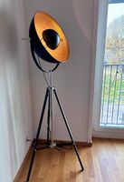 Floor Lamp Thames  Black & Gold (165 cm)  Beliani