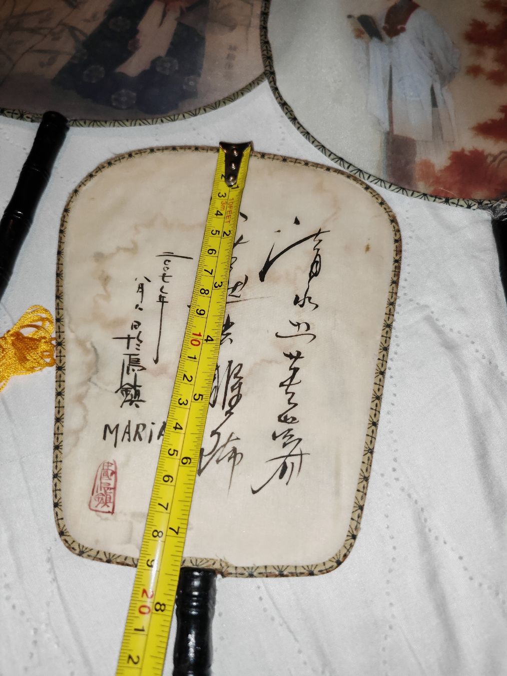 Tutte le decorazioni: Lot de 3 éventails asiatiques vintage  – Usato da Orbe venduto da Grainderiz982 9