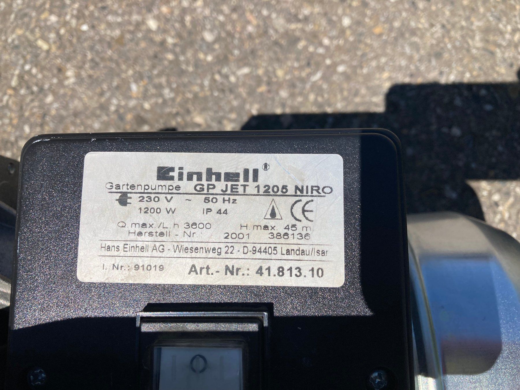Einhell Pompe & Parti di ricambio: Gartenpumpe EINHELL – Usato da Bolligen venduto da ueligroba 3