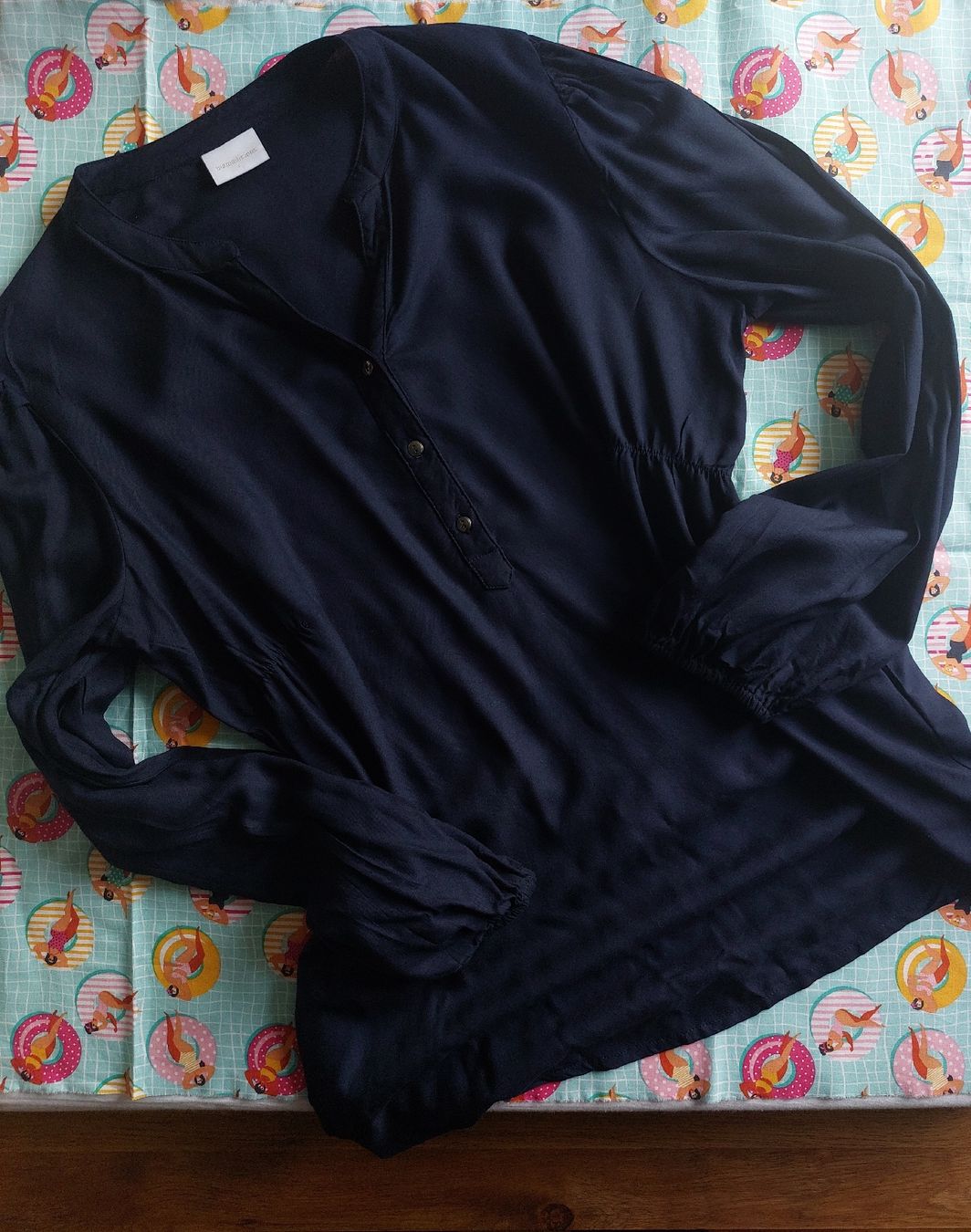 Mamalicious Camicette: Mamalicious Maternity Bluse in dark blue size L – Nuovo (secondo la descrizione) da Biel/Bienne venduto da Pocahontas_1 3