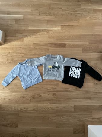 Set: 3 warme Baby-Pullis, Gr. 18-24 Monate für den Winter