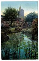 Basel, Spalenthor, Botanischer Garten, gelaufen 1922