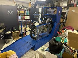 Banc d'essai dynamométrique pour motos (Dyno Bench)