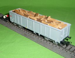 SBB Vierachs-Hochbord Eaos Nr. 659-0 mit Holzladung  RELEX