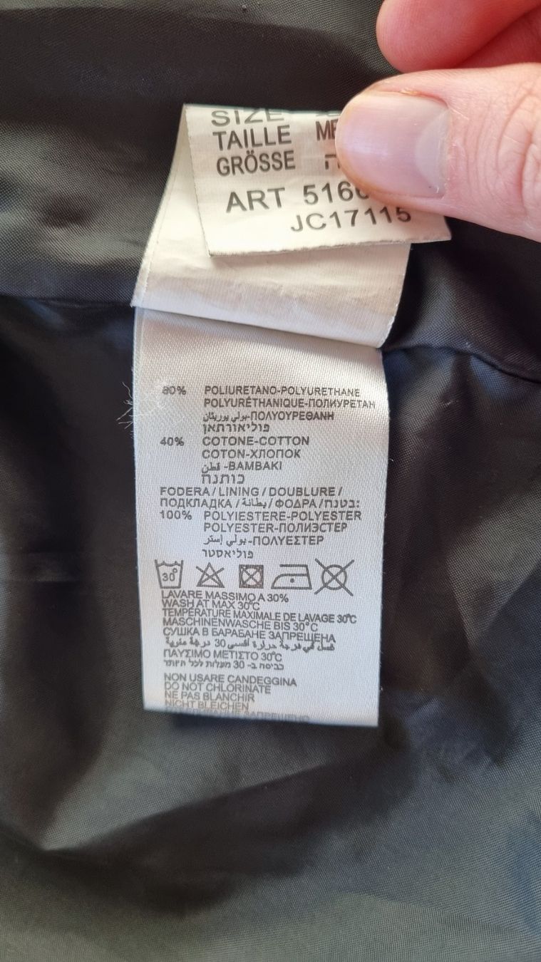 Vestes: Bestickte Kunstlederjacke – D'occasion à Dättlikon par and_67qh 4