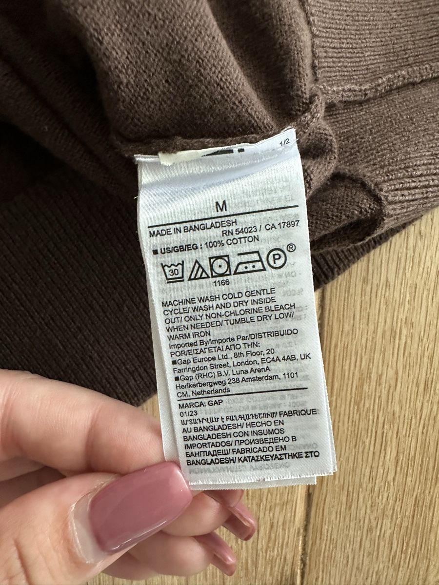 Gap Maglioni & Felpe: Gap Herren Pullover V-Ausschnitt braun Grösse M – Nuovo (secondo la descrizione) da Glattbrugg venduto da SMusic98 4