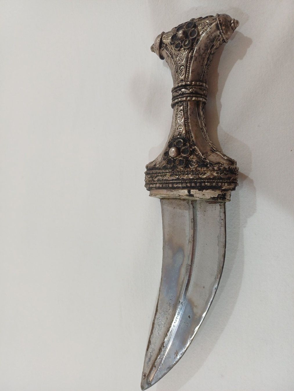 Besteck: Dschambija, Jemenitischer Krummdolch Griff Scheide in Silber – Gebraucht aus Luzern von IG_Arbeit 7