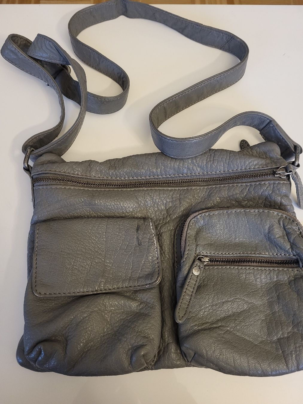 Borse da donna: Lederhandtasche grau – Usato da Nidau venduto da Maltesers71