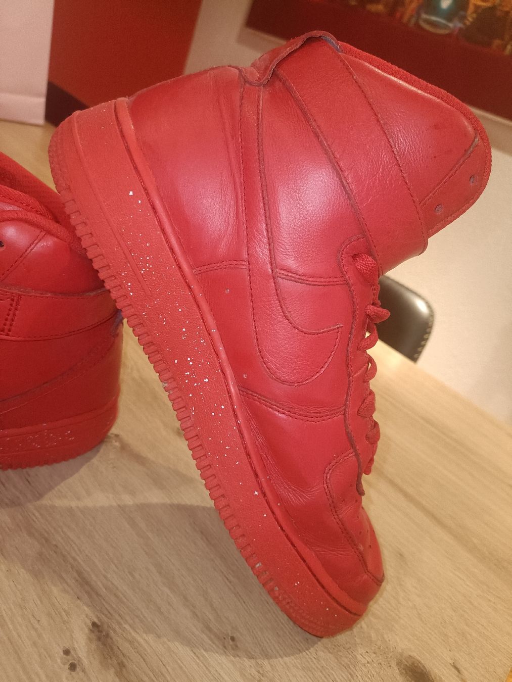Nike Scarpe da uomo: Nike Air Force 1 High / Rot / Gr. 42.5 – Usato da Einsiedeln venduto da Real_11 2