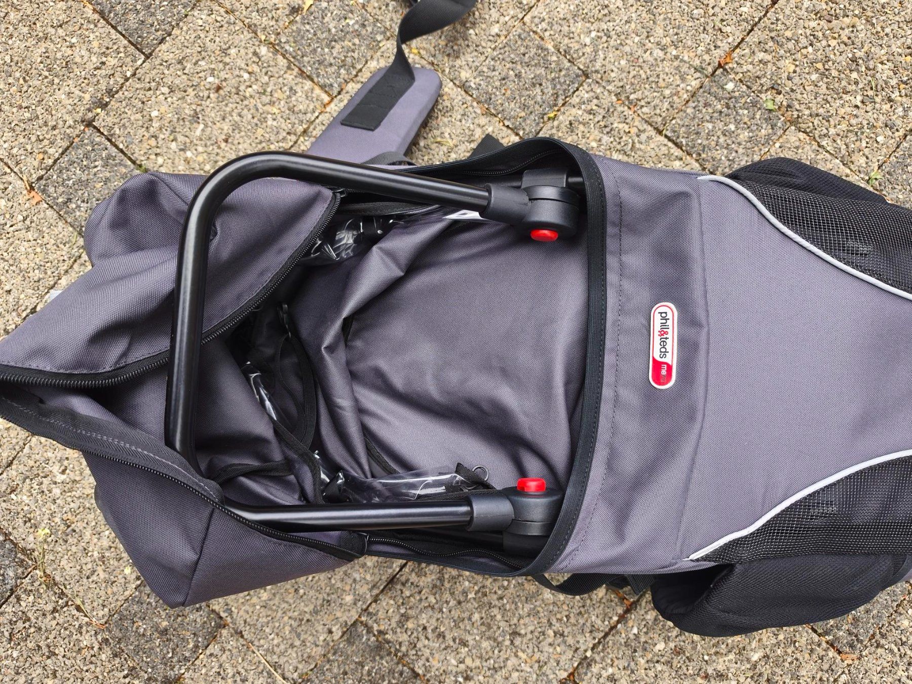 Marsupi portabebè: Kindertrage Rucksack mit Schutzdach – Nuovo (secondo la descrizione) da Lenzburg venduto da Moeli02 2