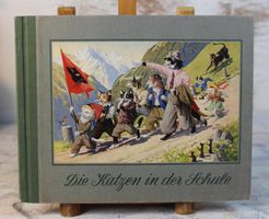 Antikes Kinderbuch - Die Katzen in der Schule - Max Künzli